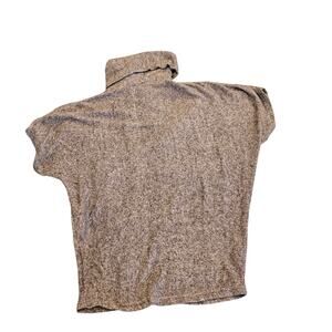 Y.A.S. XS Gray Marled Turtleneck Dolman Sleeve Knit Top